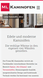 Mobile Screenshot of ml-kaminofen.de